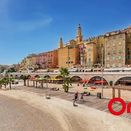 Avec Climatisation Et Vue - 2 Pers. - Fr-1-647-56 Lejlighed Menton